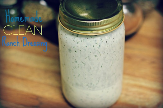 Homemade Clean Ranch Dessing